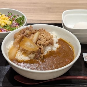 吉野家で「牛魯珈カレー」ランチ。スパイシーな本格カレーでした【ROOMIEのふつうごはん日記】