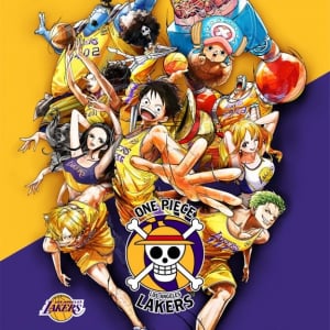 ロサンゼルス・レイカーズとアニメ『ONE PIECE』のコラボレーション