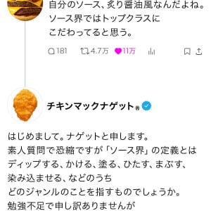 マクドナルドのチキンマックナゲットが面倒くさい性格だった件(笑)