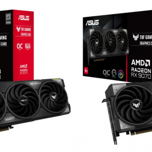 ASUSのゲーミングシリーズTUF Gamingから「TUF-RX9070XT-O16G-GAMING」「TUF-RX9070-O16G-GAMING」発表、3月8日発売へ