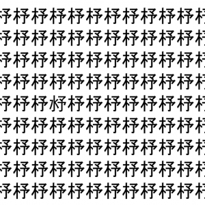 【脳トレ】「杼」の中に紛れて1つ違う文字がある！？あなたは何秒で探し出せるかな？？【違う文字を探せ！】