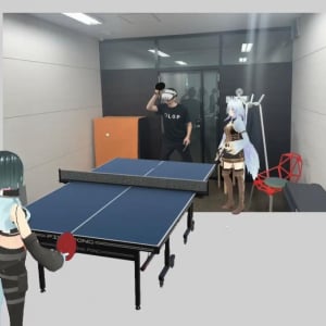 VTuberとコラボできる！VR卓球ゲーム「Tenbillion Table Tennis」にMR合成機能が登場