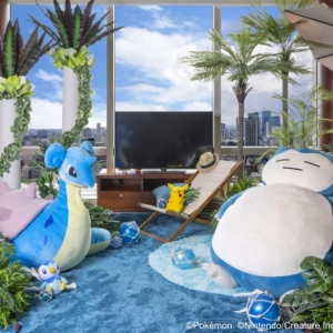 巨大ラプラスとカビゴンが出現、グランドハイアット東京でポケモン宿泊プランを提供