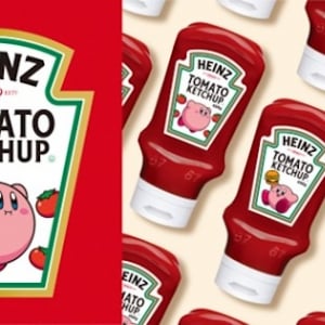 カービィとハインツが再コラボ！「トマトケチャップ 逆さボトル」全3種デザインを数量限定で発売中