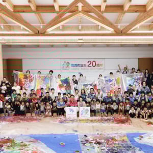 【茨城県】筑西市誕生20周年記念事業第2弾！子どもたちと障がいのある人々がアートパネルを制作