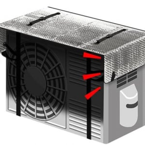 「エアコン室外機カバー」で手軽に酷暑の電気代を節約できるって。やらない理由ある？