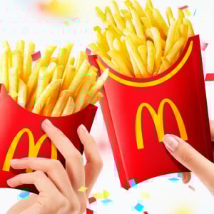 マクドナルド公式が美味しんぼ / いいかい学生さん……