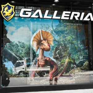 イャンクック先生がお出迎え！秋葉原のGALLERIA esports Loungeで『モンスターハンターワイルズ』コラボイベント開催!!地下エリアには「隔ての砂原」をイメージした装飾も