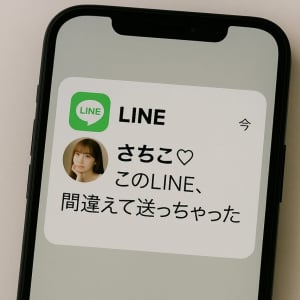 「このLINE、間違えて送っちゃった♡」が全然“間違い”じゃなかった話