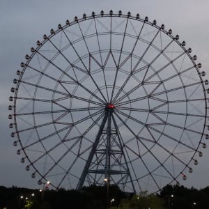 東京都立葛西臨海公園「ダイヤと花の大観覧車」フルカラーLEDリニューアルで花・万華鏡などのイルミネーション演出を実施
