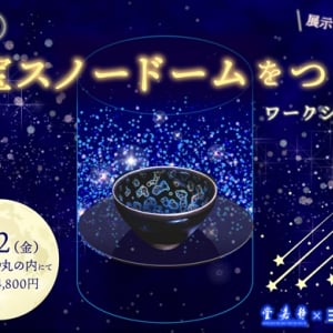 【東京都千代田区】国宝『曜変天目』のスノードームを作る大人のワークショップ、静嘉堂文庫美術館で開催