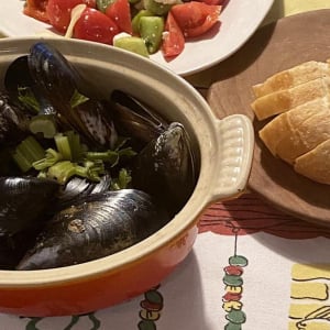 今夜はMoules marinieres（ムール貝のワイン蒸し）【こぐれひでこの｢ごはん日記｣】
