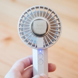 人生初のハンディファンに、ブルーノのコレを選んで大正解でした。夫婦揃って、愛用しています