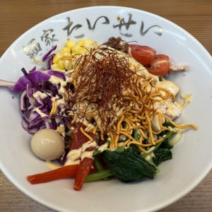 【中野坂上グルメ】人気店・麺家たいせいの限定メニュー　冷やし坦々まぜそばがウマかった