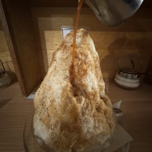 マサラチャイとマサラチャイかき氷とチャイシロップ / 伝説の喫茶店「神田珈琲園」
