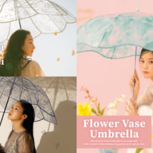 「Wpc.」秋冬のビニ傘は“花”がテーマ！雨の日にそっと寄り添う愛らしいデザインで、お出かけが楽しみになるよ
