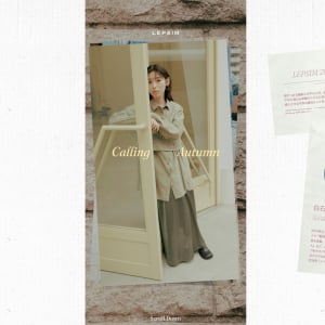 「LEPSIM」女優・白石聖さんを起用した2025秋ビジュアルを公開