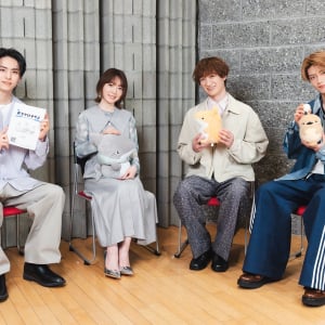 花澤香菜＆宮田俊哉＆高野洸＆杢代和人インタビュー　「ダイナミックに動き回る子ザメちゃん、スクリーンで観る価値が絶対あります！」『映画 おでかけ子ザメ とかいのおともだち』公開