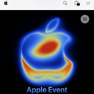 Apple公式サイトでリンゴマークを触ると不思議な現象が発生 / iPhone17の発表か