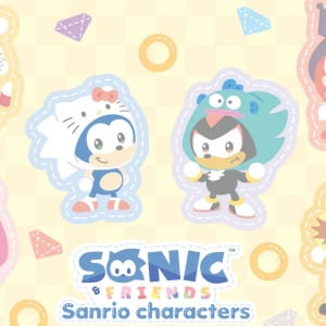 ソニック＆フレンズとサンリオキャラクターズがコラボ！「シャドウ」×「ハンギョドン」のイラスト公開