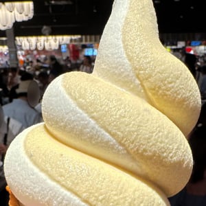 【大阪万博グルメ】らぽっぽの「さつまいも安納芋ソフトクリーム」が芋感あるよ