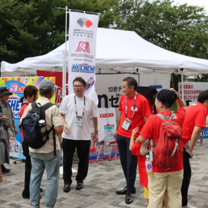 森永製菓が「東京 2025 世界陸上」で環境保全活動“プロギング”＆スペシャルゲストを招いたトークショーを開催