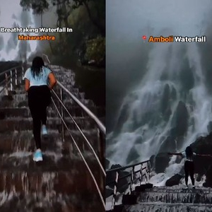 雨季の時期がベストシーズン！過酷な階段を登って辿り着く「アンボリ滝」