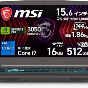 【プライム感謝祭が開催中】MSI Thin15ゲーミングPCがセール中！持ち運び便利なコンパクトサイズ