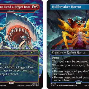 マジック：ザ・ギャザリング最新作 Secret Lair: Secret Scare Superdrop 50枚超のビジュが怖エモ美！ 10/14 楽天ブックスで予約開始　ファービーにジョーズ…ぜんぶチェックだ！