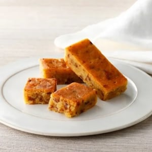 カルビーかいつかスイートポテトが、「紅天使ラムレーズンケーキ」を発売!