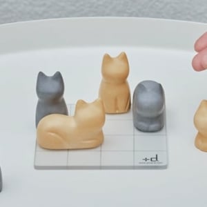 ネコの習性を取り入れた癒しの4マス並べゲーム『コネゴ』が11月7日発売