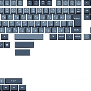 開いた瞬間から気分が上がる。Keychronのグレー×ライトブルーキーキャップでデスクが一変