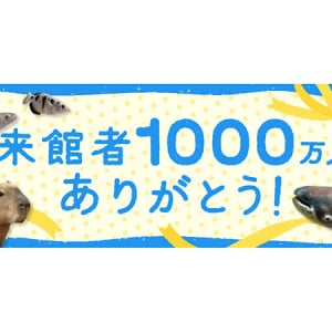 【岐阜県各務原市】アクア・トト ぎふ、もうすぐ1000万人来場のためイベント多数開始！