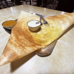 インドカレーのドーサは「もんじゃ焼き」である