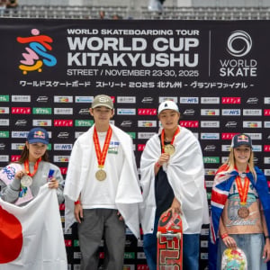 【WST北九州2025ストリート】男子は白井、根附、青木の日本勢が表彰台を独占！女子は松本が初優勝！織田が2位