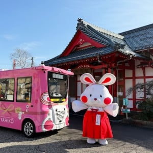 【新潟県弥彦村】誰でも無料で乗車できる自動運転バス「ミコぴょん号」が「弥彦ルート」の運行を開始