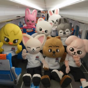 Stray Kids仕様の貸し切り新幹線運行