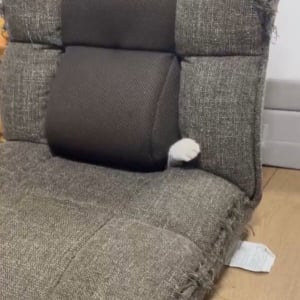 座椅子の隙間からおててやお顔を出すネコ。楽しく遊ぶ姿に反響「永遠に遊べそう」「吸い込まれとる！」