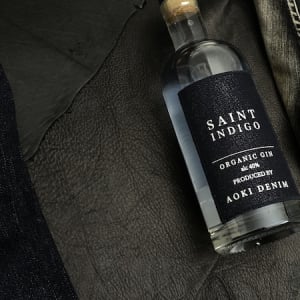 デニム職人とクラフトジン創作家による藍色のクラフトジン「SAINT INDIGO」が誕生