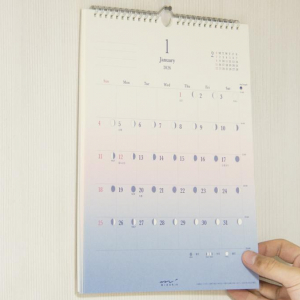 2026年の「壁掛けカレンダー」をミドリのコレに決めた理由！ 季節の移り変わりを感じる1年にしたいな