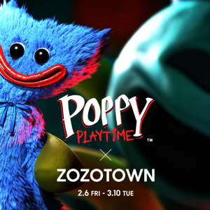 ZOZOTOWNとPoppy Playtimeがコラボ！Tシャツやフーディーなどカレッジ風デザインの限定アイテム登場