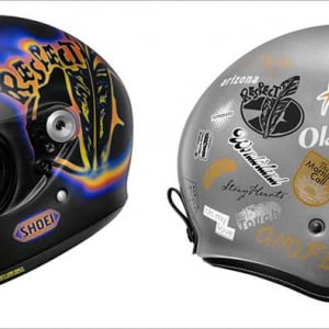 B’z 稲葉浩志 × SHOEI コラボヘルメット Glamster J・O+ 9～11月 受注期間限定販売　Koshi Inabaバイク愛が結実　3月開催 東京＆大阪モーターサイクルショーで先行展示 購入予約