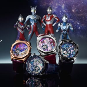 日本の伝統工芸「螺鈿細工」を駆使したウルトラマンの腕時計