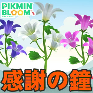 『ピクミン ブルーム』乙女な釣り鐘!? 名前の由来がおもしろいベルフラワーが咲く最新環境ガイド【プレイログ#1138】