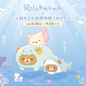「リラックマ」が水族館と初コラボイベント！「リラックマ×上越市立水族博物館 うみがたり」6月26日より開催