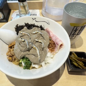 煮干し5倍の「煮干しまぜそば」を食べてみた / 中華そば 結。
