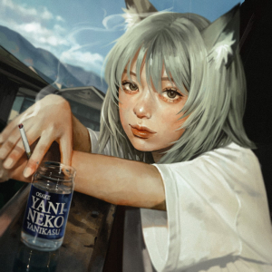 忘れらんねえよ、TVアニメ『ヤニねこ』OP曲「なんもねえ」雪下まゆの描き下ろしジャケ写公開