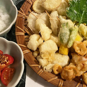 すごいボリュームの天ぷらを食べ切りました【こぐれひでこの｢ごはん日記｣】