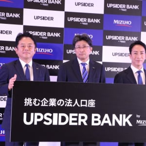 みずほ銀行×UPSIDER、新ブランド「UPSIDER BANK by MIZUHO」始動“挑む企業”を支える法人金融サービスとは