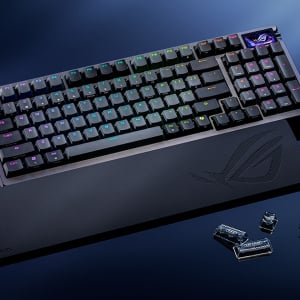 OLEDディスプレイ搭載ゲーミングキーボード「ROG Azoth 96 HE Lite Gaming Keyboard」にブラックモデルが登場！7月17日発売